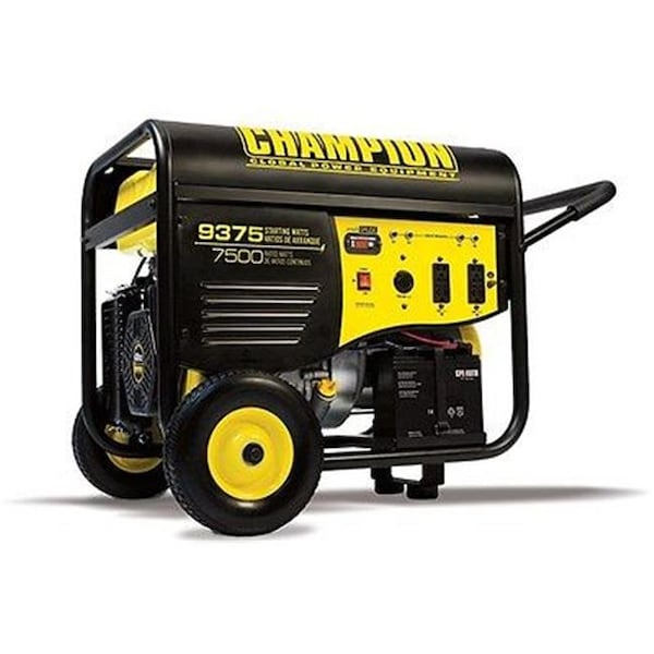 Premium Portable Generator, 6,000 W Rated, 7,500 W Surge, Electric/Recoil Start, 120/240V AC/12V DC, 8.3 A PPG7505EPA